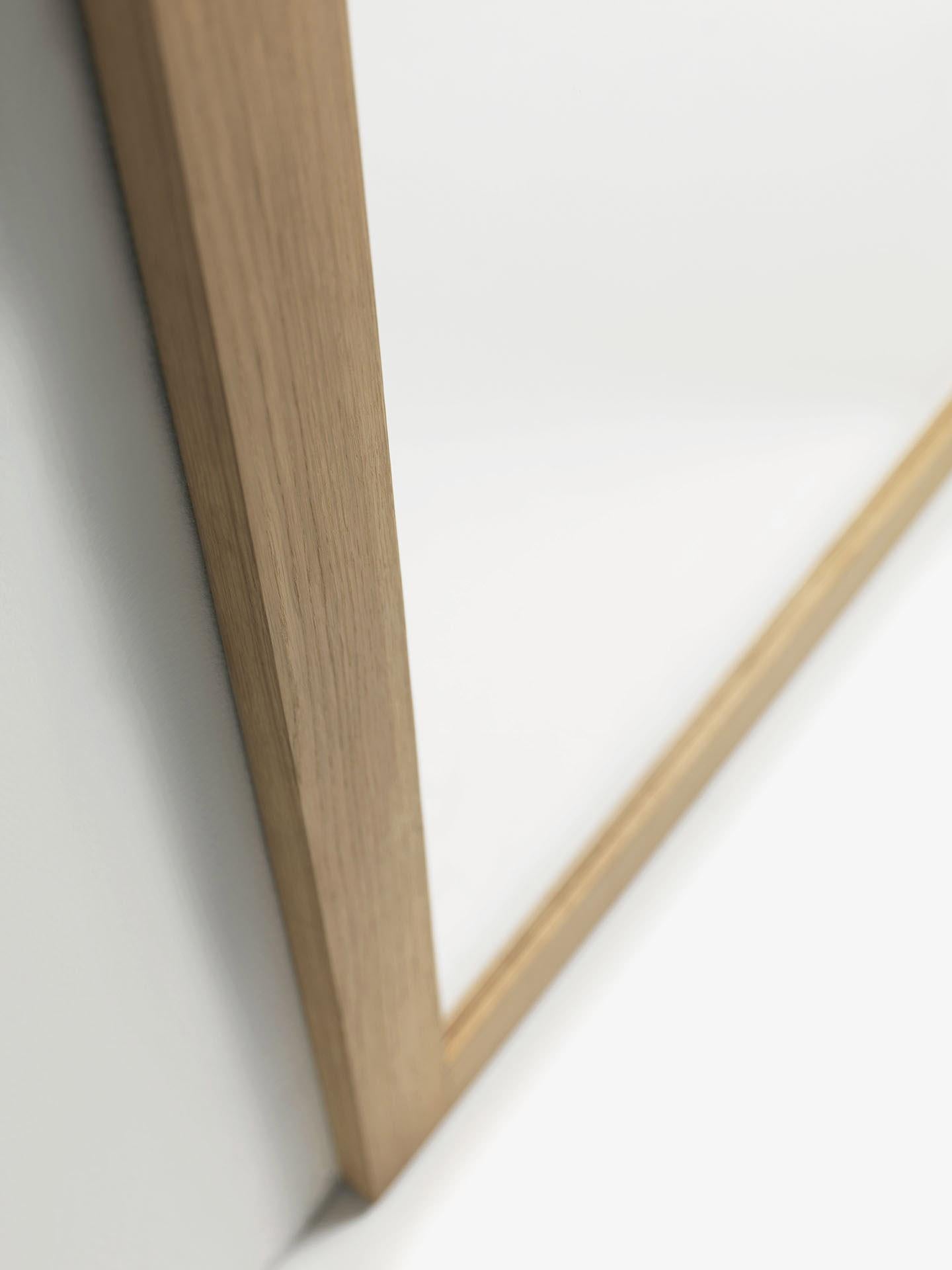 Italiano Specchiera da pavimento in Wood Solid, Made in Italy in vendita