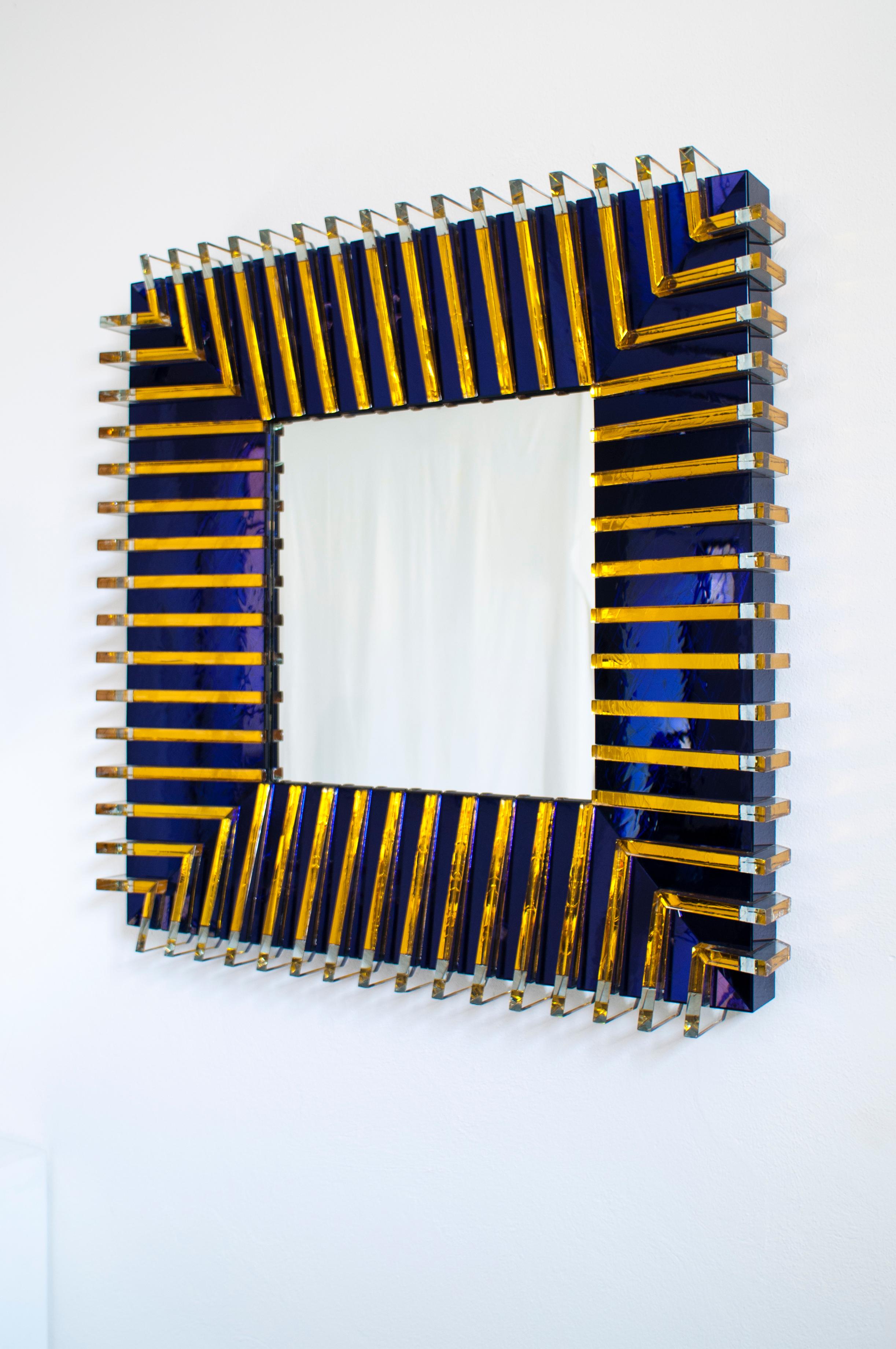 Italian STADIUM Mirror by Roberto Giulio Rida  For Sale