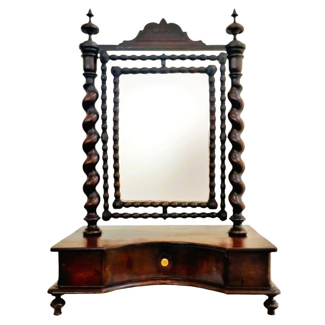 Specchiera Toilette Antica ballerina, seconda Metà ‘800 – Stile Eclettico en venta