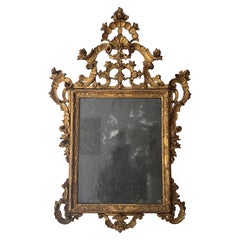 Miroir vénitien en bois doré - XVIIIe siècle