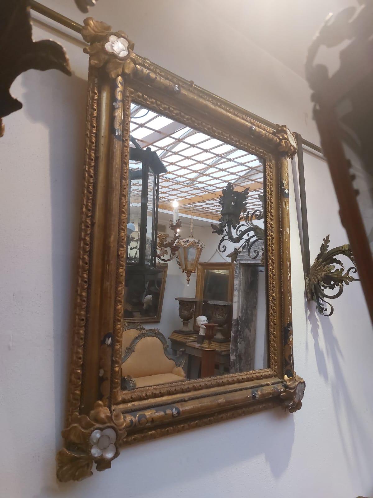 Rococo Venetian baroque style mirror For Sale