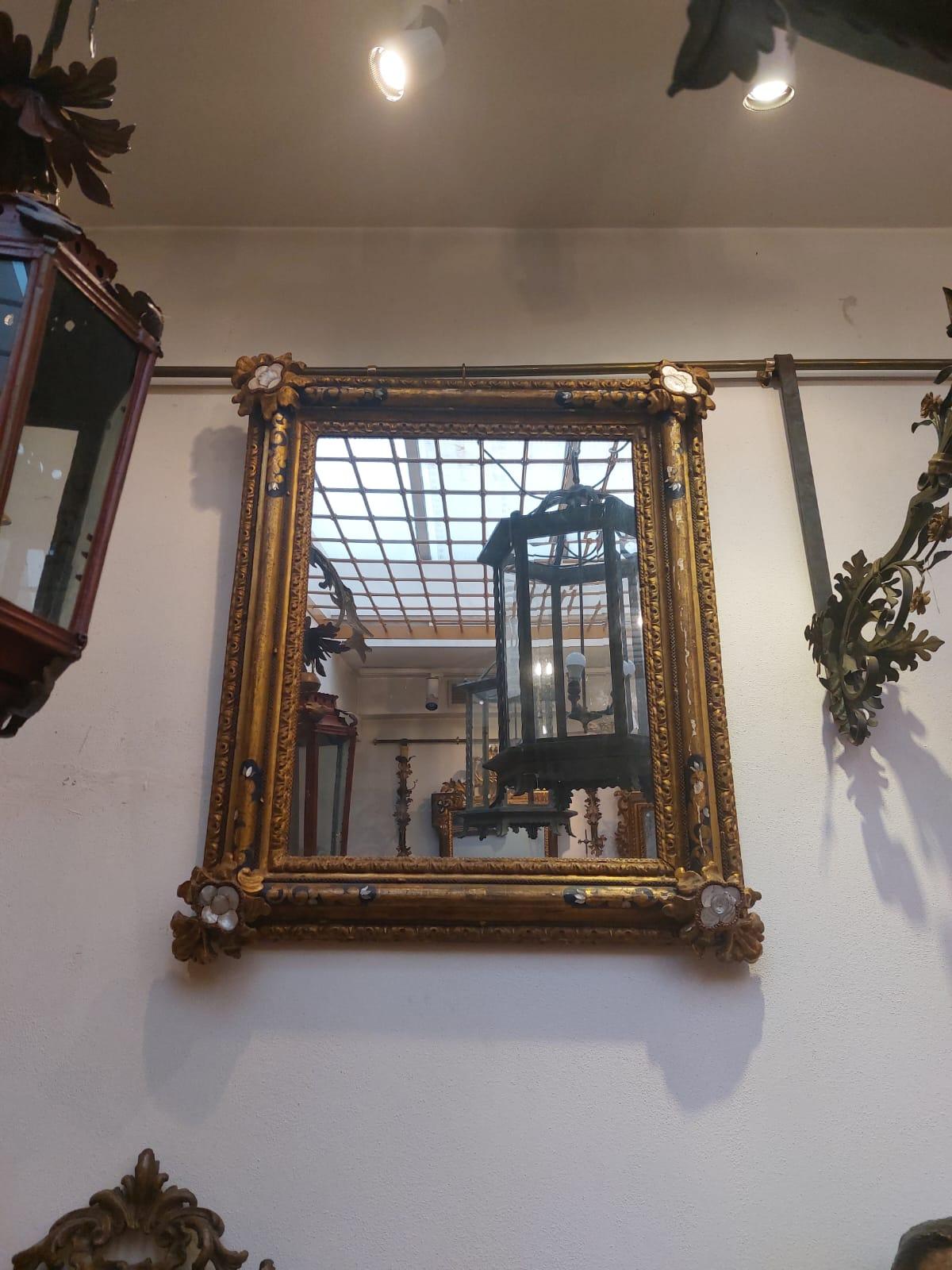 Italian Venetian baroque style mirror For Sale
