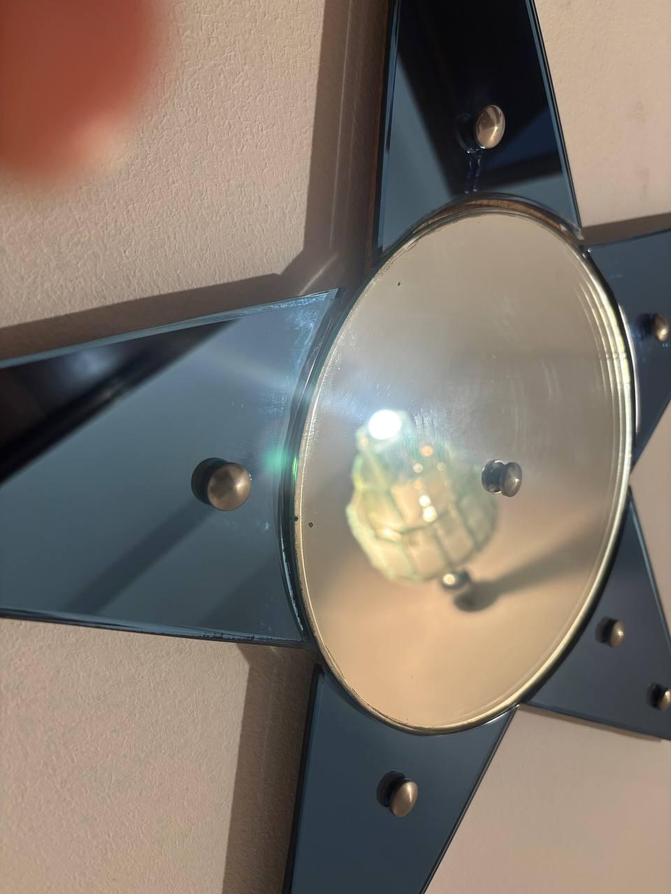 Italian Miroir Stellare en verre miroir 1966 en vente