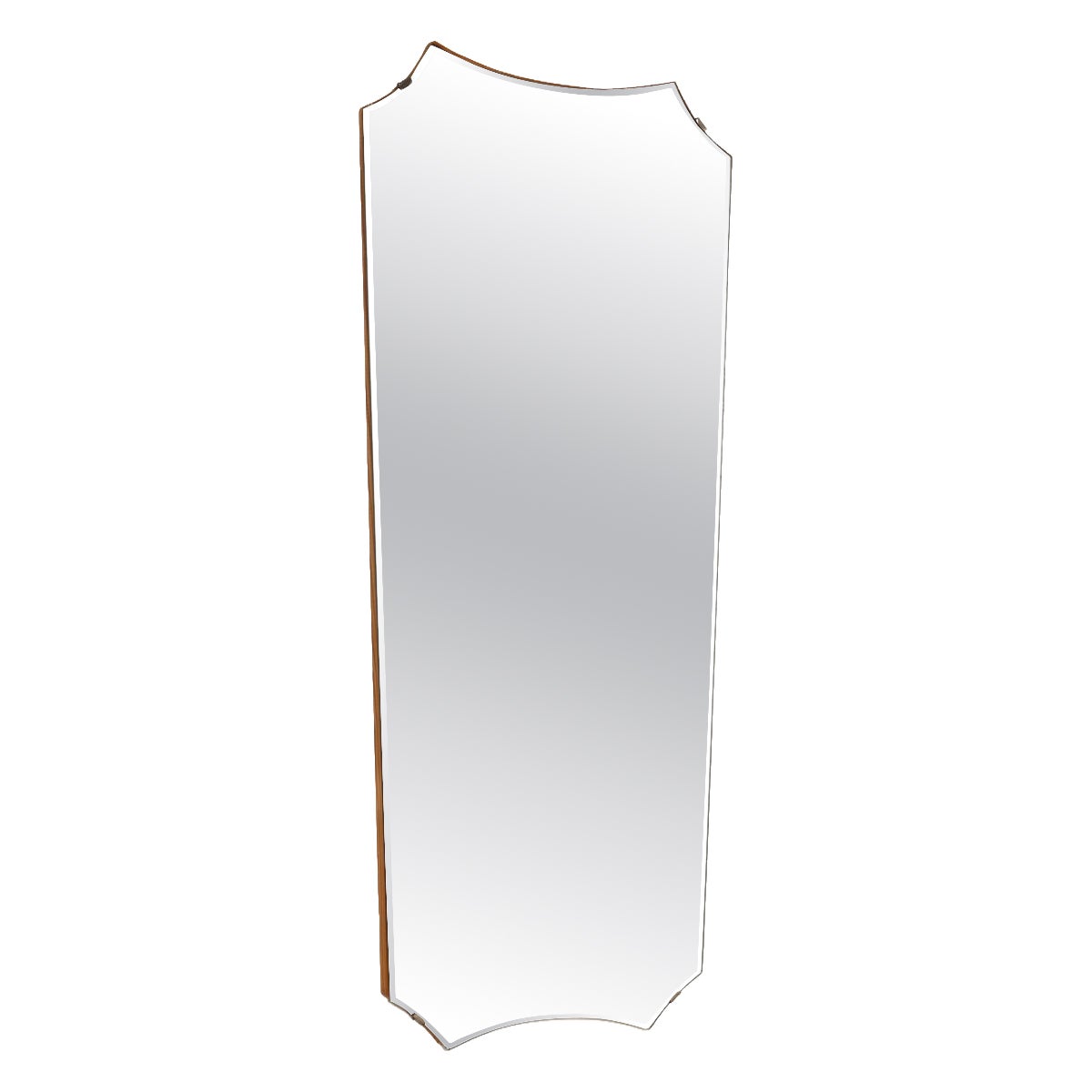 Shaped shield mirror, made in Europe, 1930s–1940s