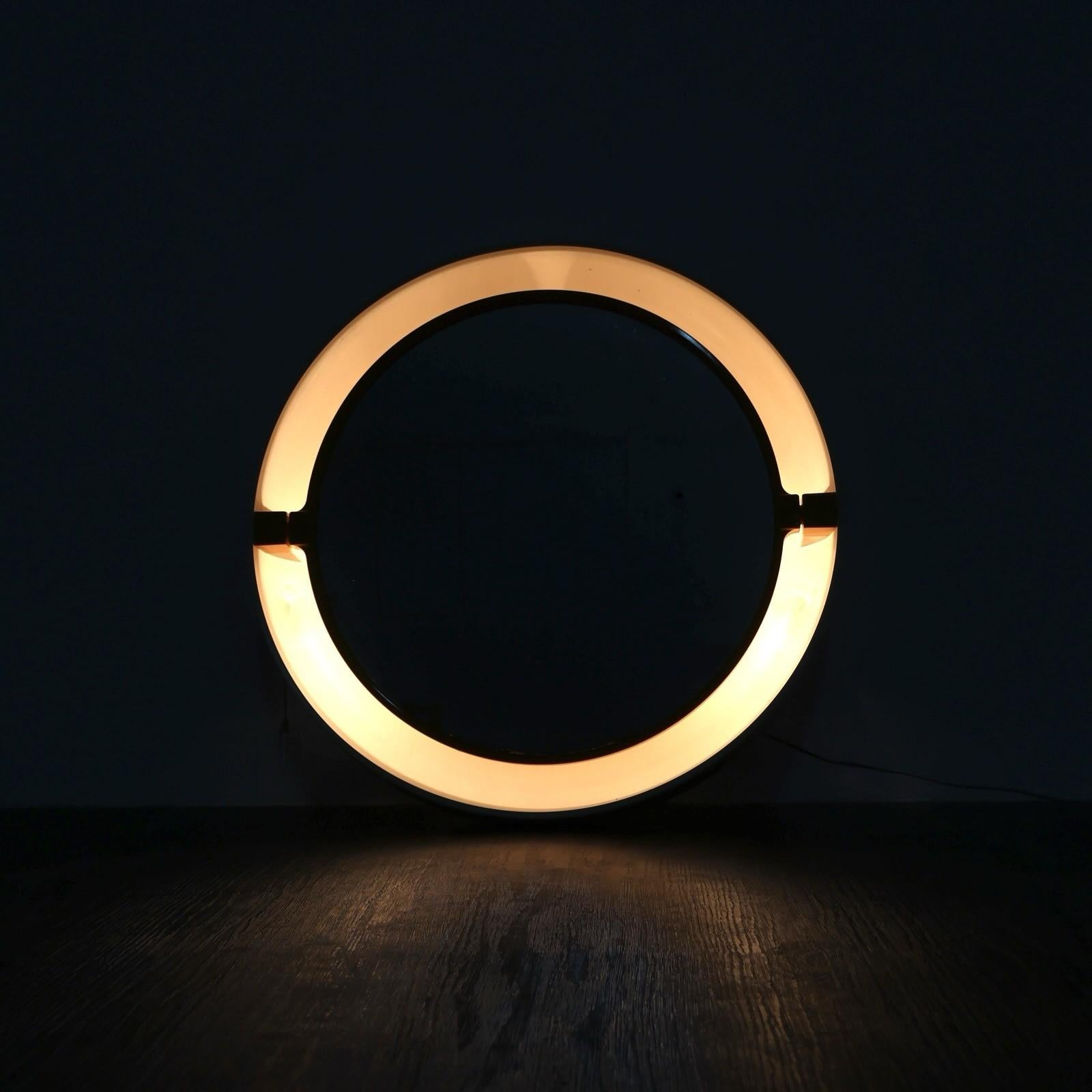 Specchio Allibert style Design/One Space Age Plastique 1970's Vintage en vente 5