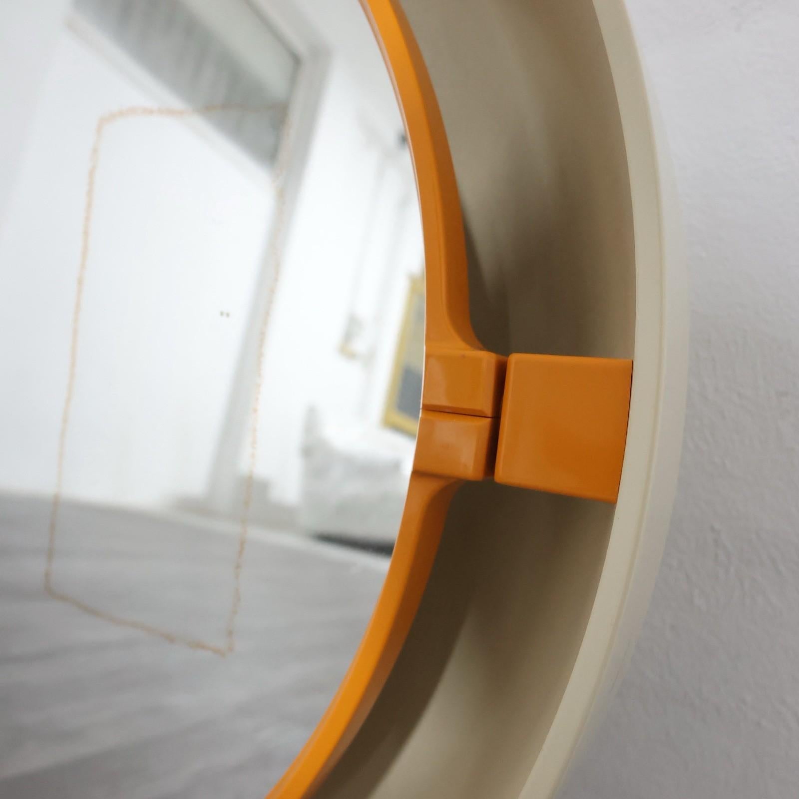 Specchio Allibert style Design/One Space Age Plastique 1970's Vintage Bon état - En vente à Taranto, IT