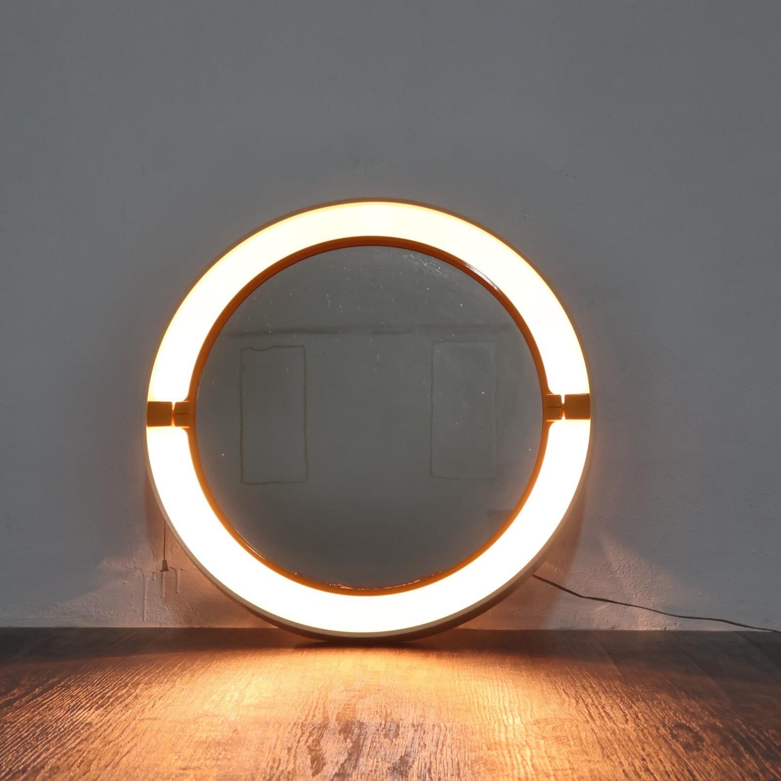 Specchio Allibert style Design/One Space Age Plastique 1970's Vintage en vente 2