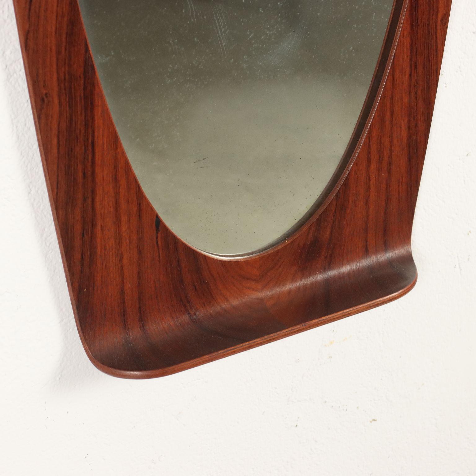 Italian Anni 60s rectangular wall mirror For Sale