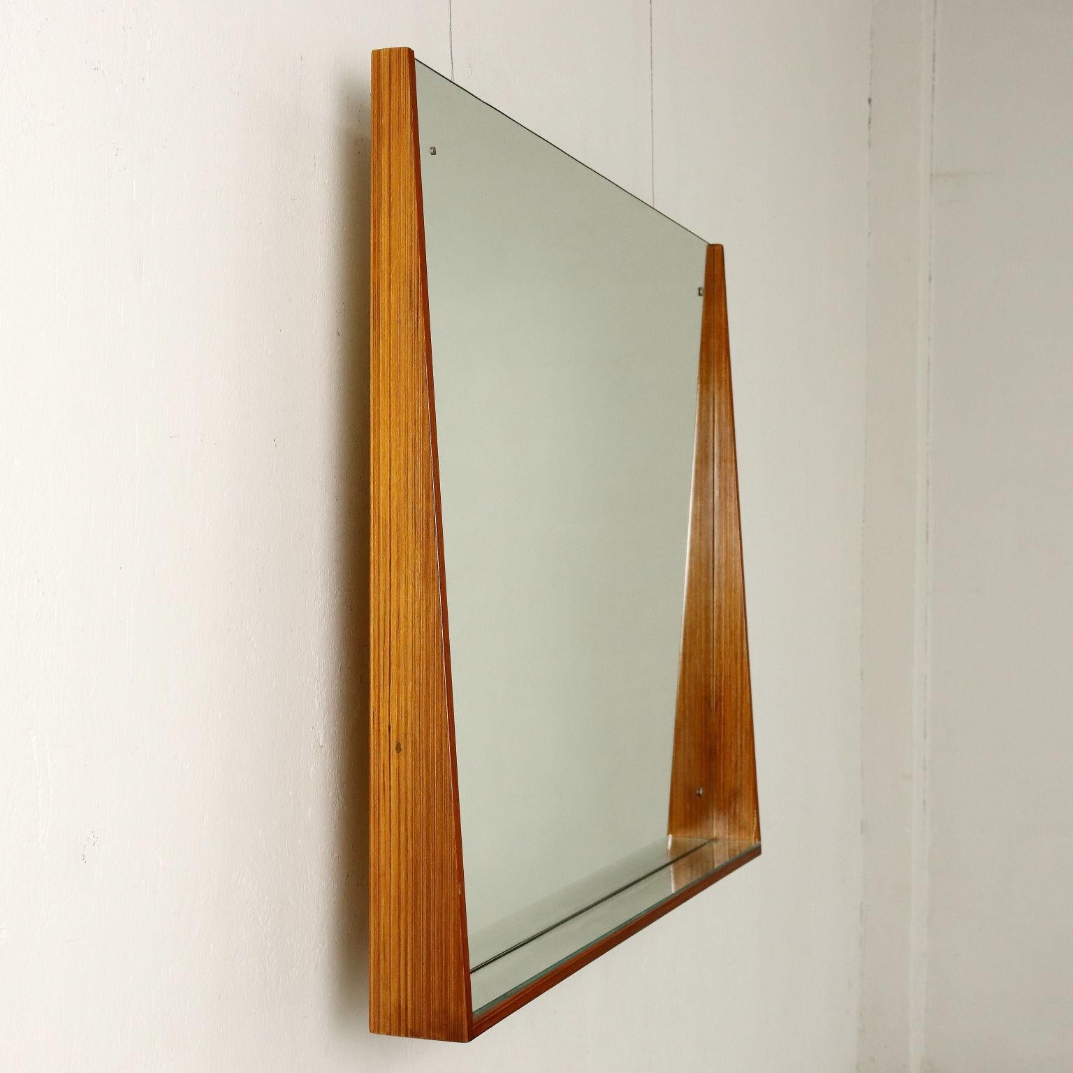 Mid-Century Modern 1960s rectangular mirror