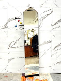 Memphis Style 1980's Modern Antique Wall Hanging Mirror