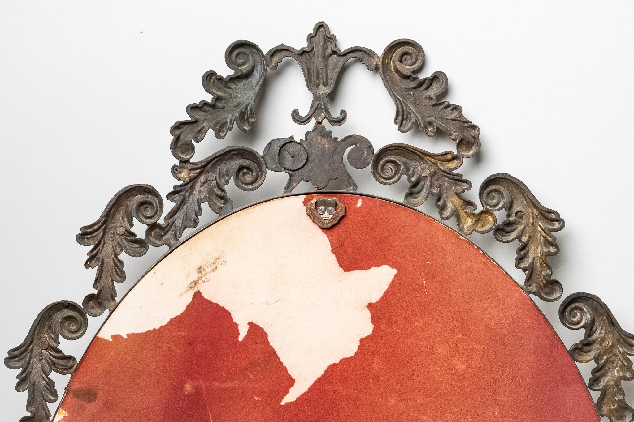 Bronze Miroir en bronze baroque, années 1930 en vente
