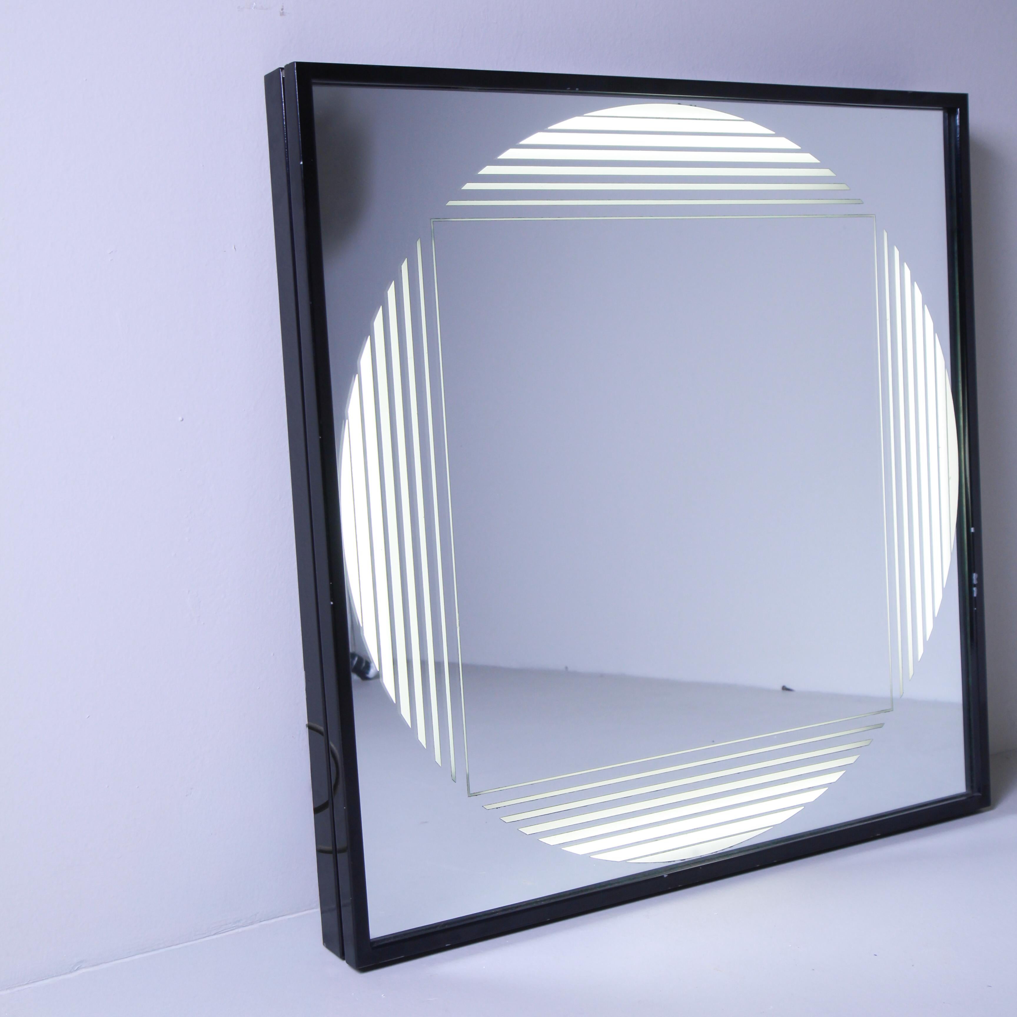 Late 20th Century Miroir noir 