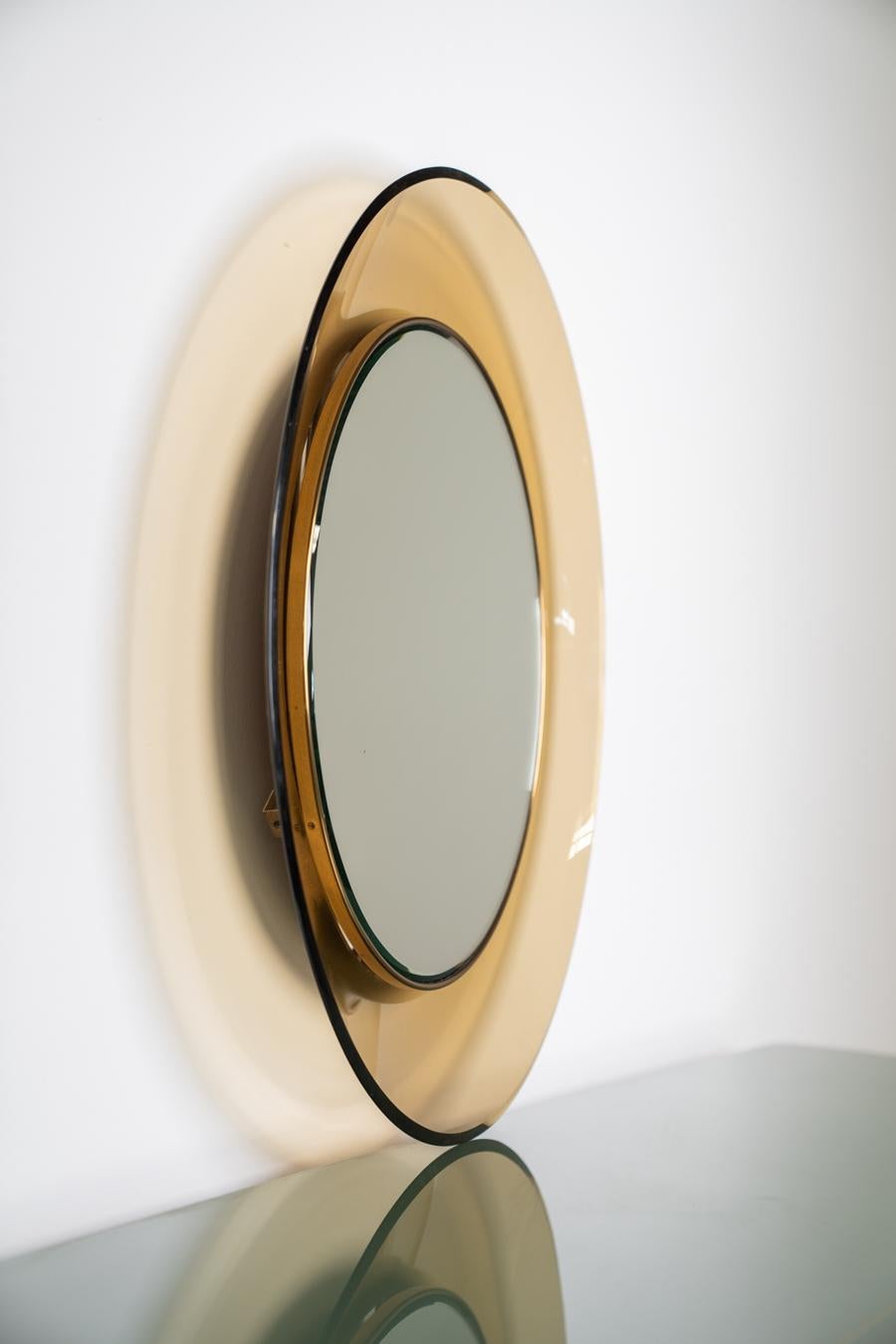 Max Ingrand circular mirror, 1960 For Sale 7