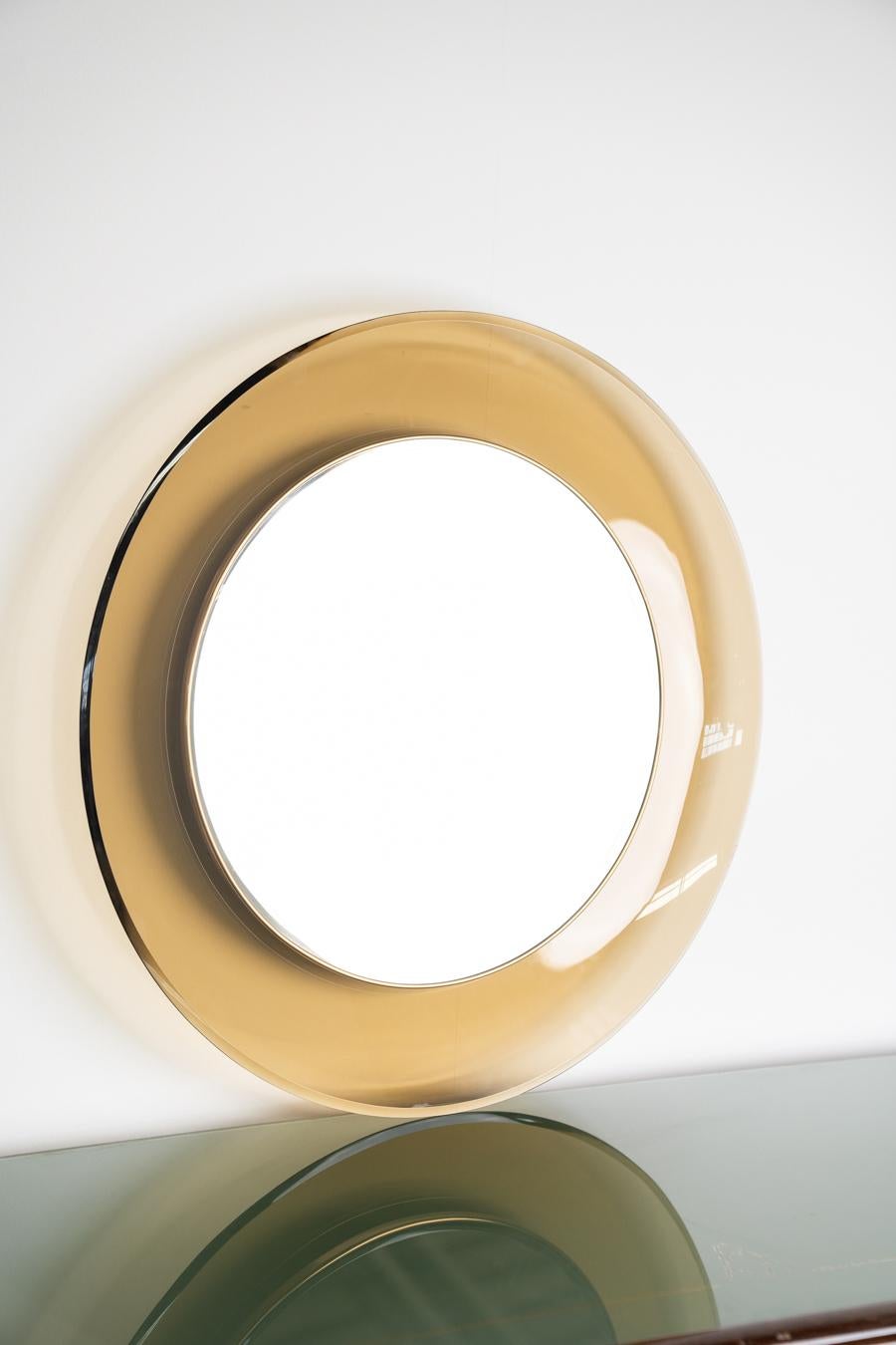 Max Ingrand circular mirror, 1960 For Sale 9