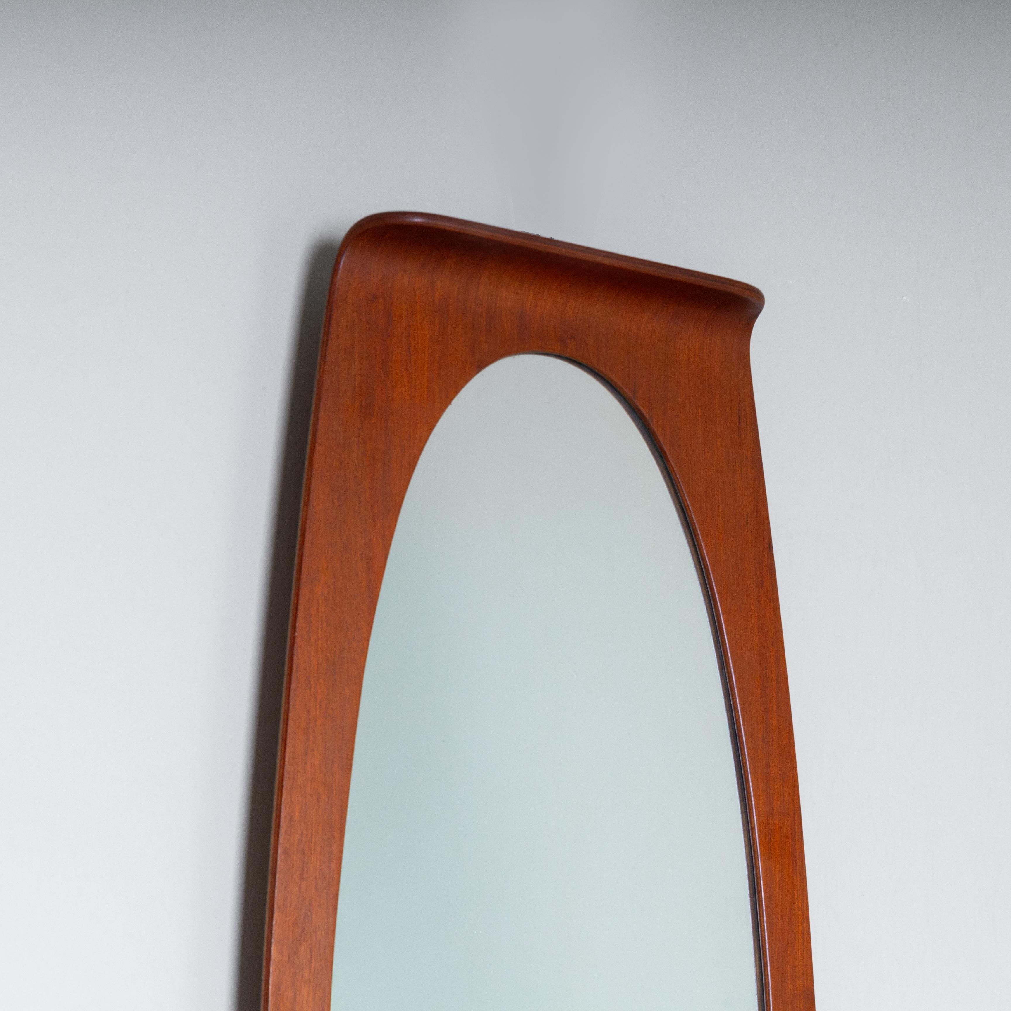 Italian Miroir à cadre en bois, Campo e Graffi, 1960 en vente