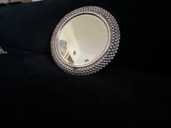 Specchio con corniche in argento
