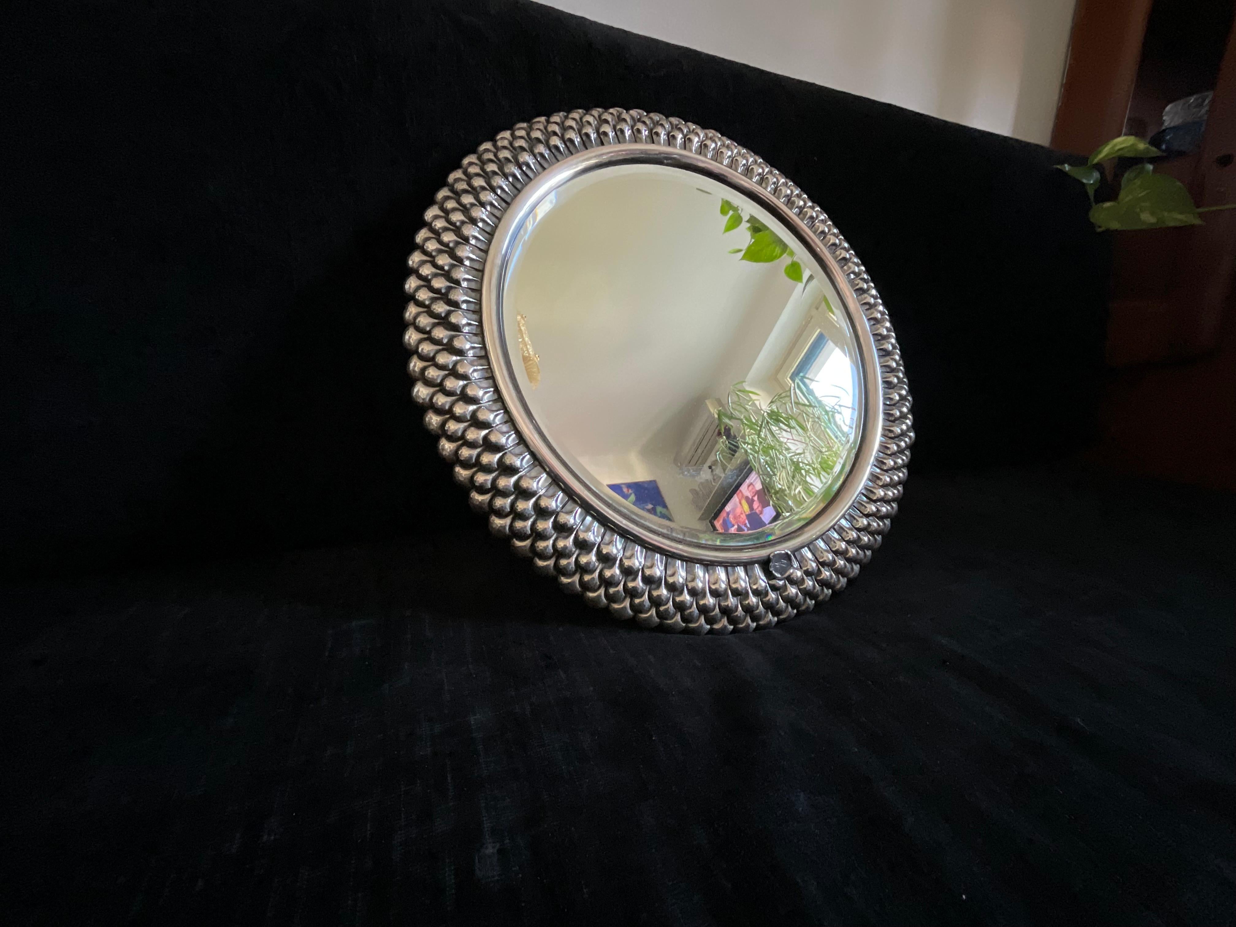 Specchio con corniche in argento In condizioni buone in vendita a Milano, IT