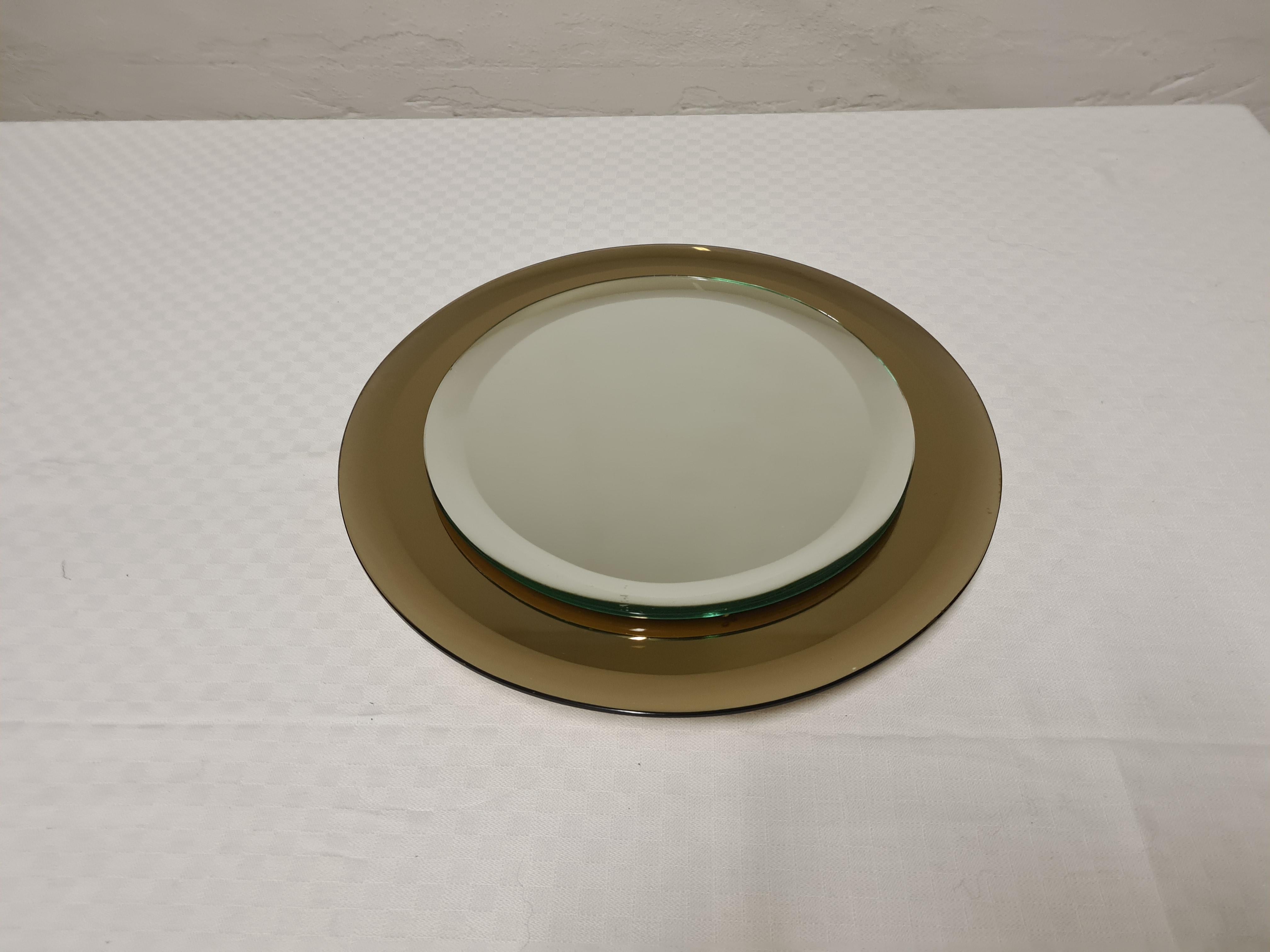 Late 20th Century Miroir de luxe Cristal Lupi, 1980 en vente