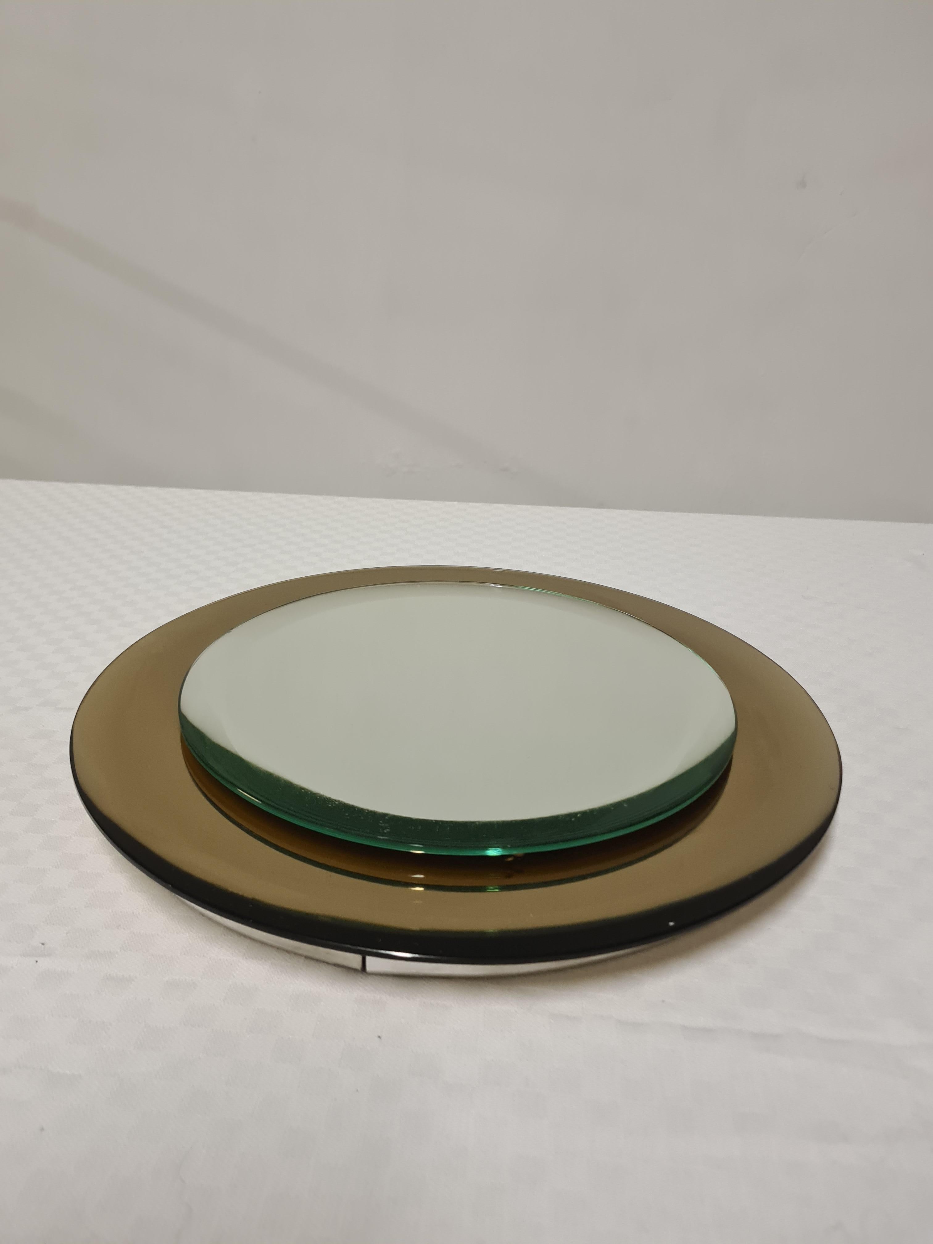 Miroir de luxe Cristal Lupi, 1980 en vente 2