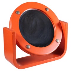 orange standing mirror