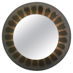 Specchio da parete a forma di fiore di Max Ingrand per Fontana Arte Italia 1964