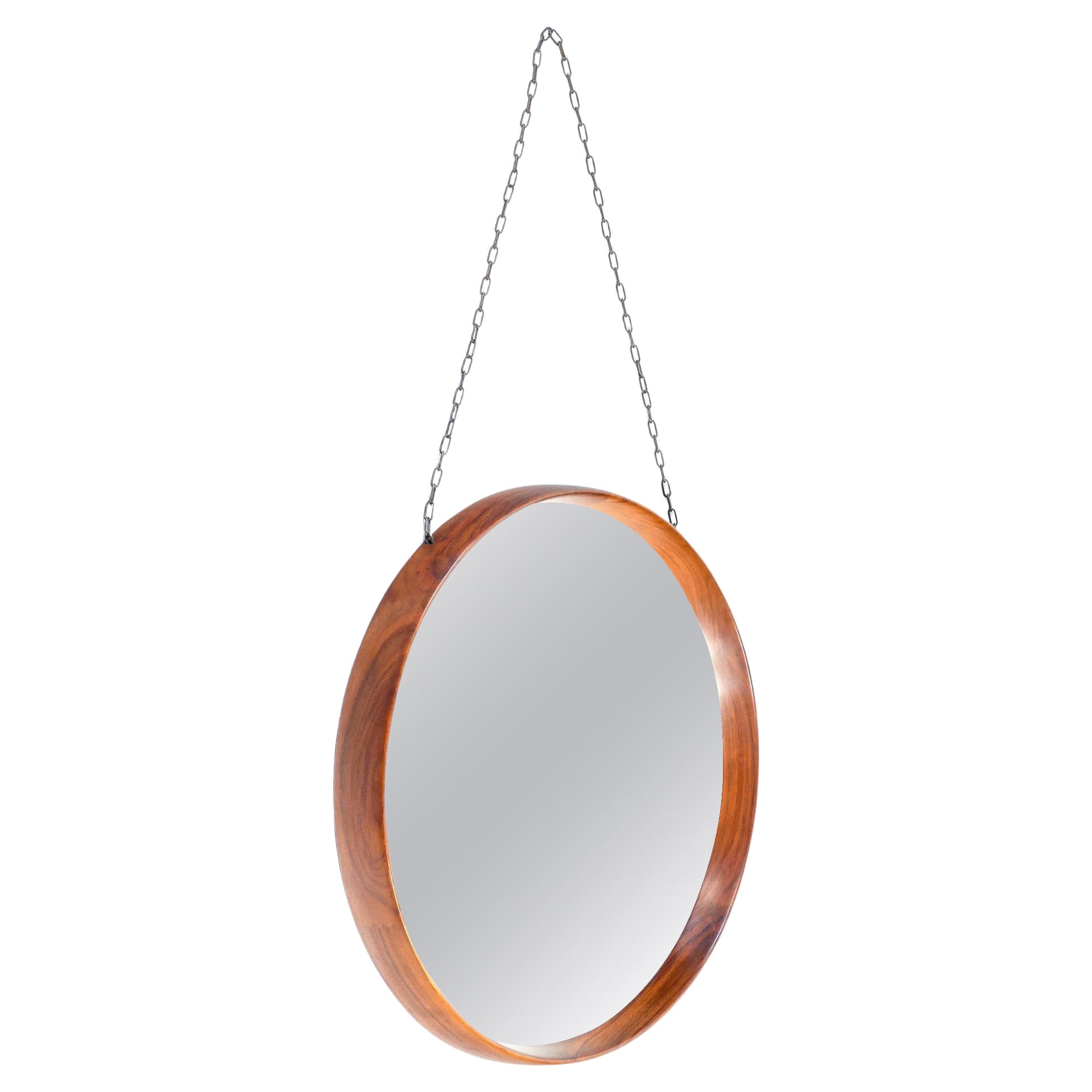 Wall mirror, design U. & O. KRISTIANSSON for Vittsjö Möbel. Sweden, 1960s For Sale