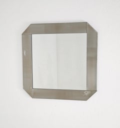 Miroir mural par Introini pour Valenti & C Italie 70s Mid-Century Modern