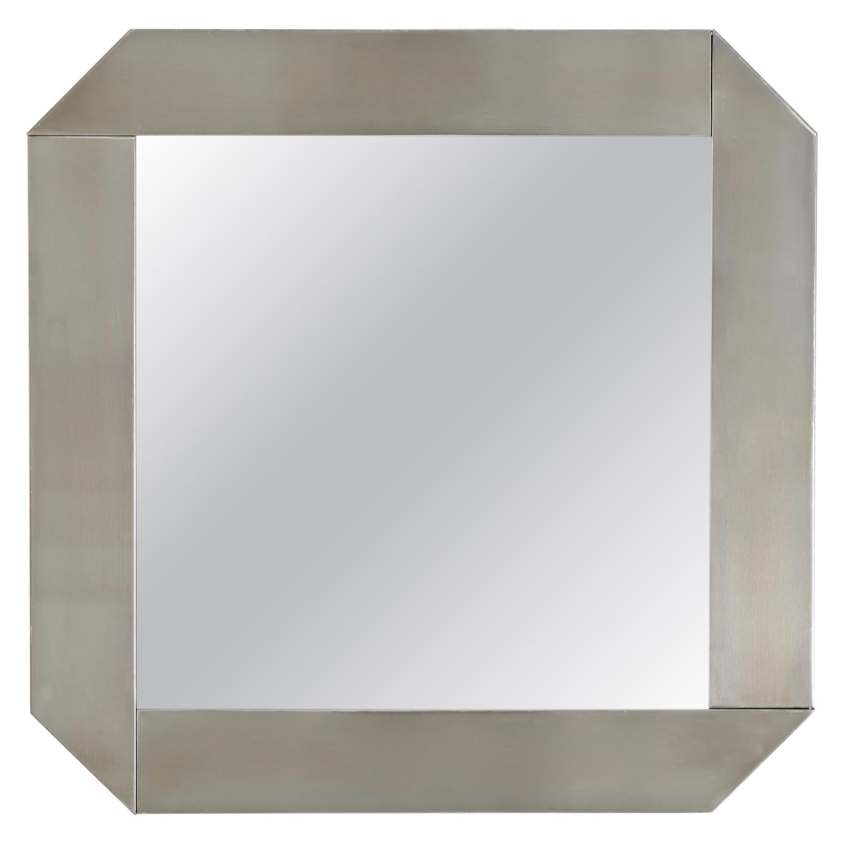 Wall Mirror by Introini for Valenti & C Italy 70s Mid-Century Modern