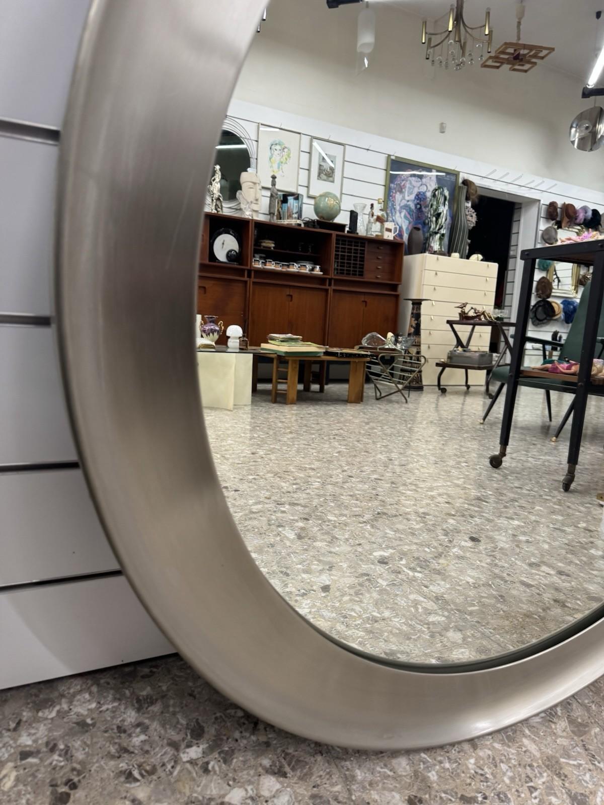 Specchio Da Parete Di Sergio Mazza Per Artemide Mod. Narciso Anni ‘70 im Angebot 3