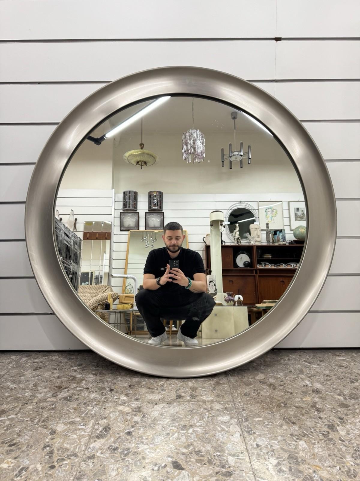 Specchio Da Parete Di Sergio Mazza Per Artemide Mod. Narciso Anni ‘70 im Angebot 9