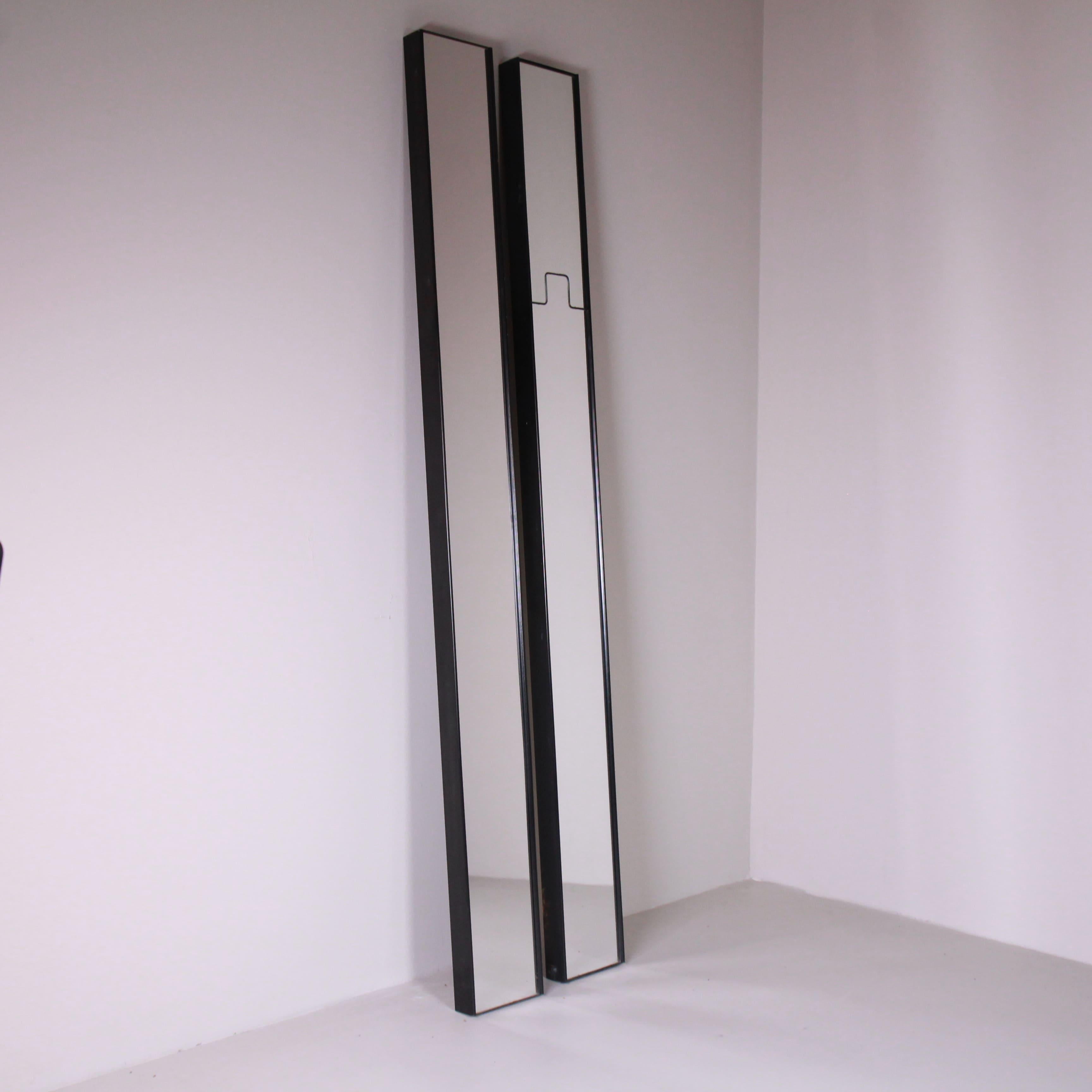 Modern Gronda wall mirror by Luciano Bertoncini, Elco, 1975