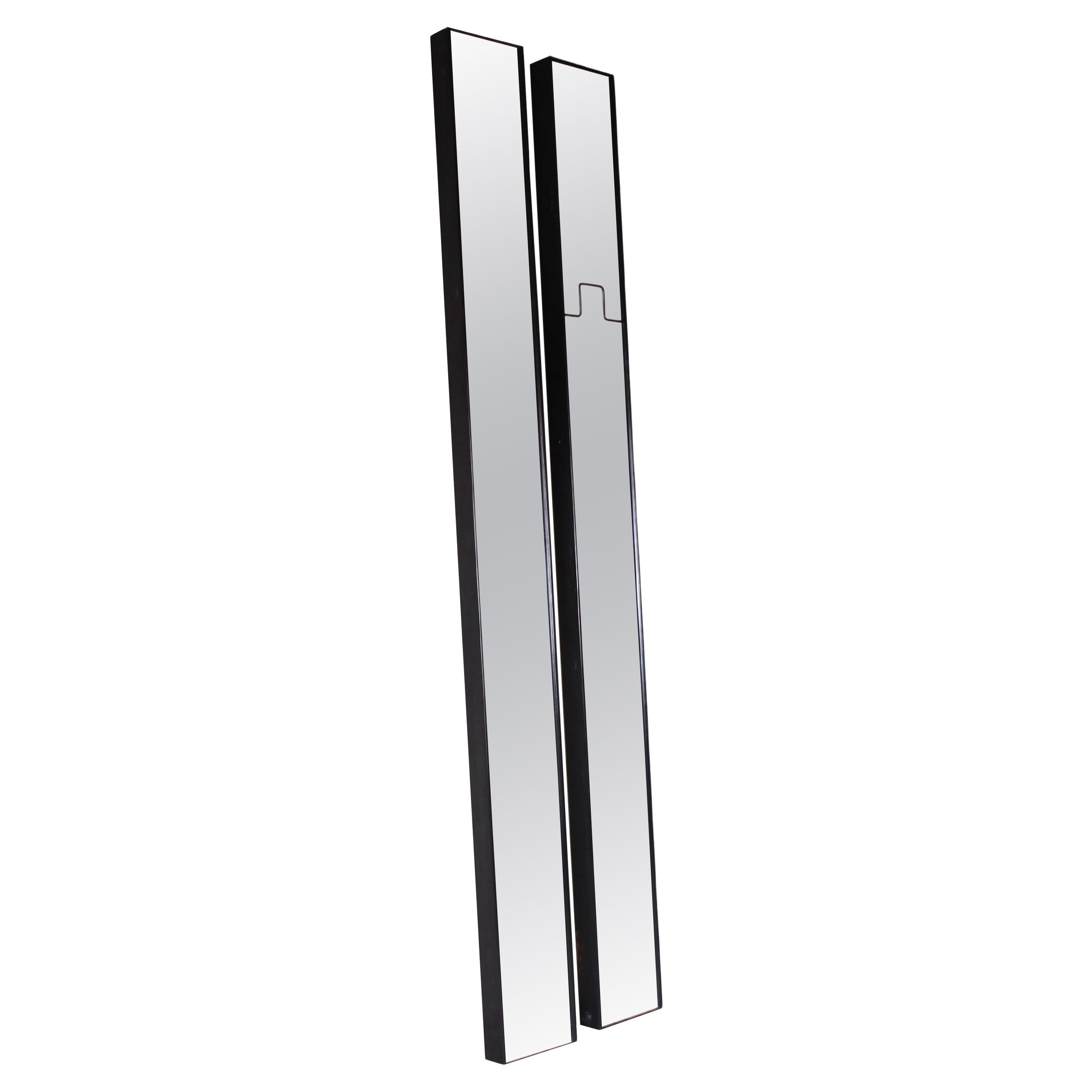 Gronda wall mirror by Luciano Bertoncini, Elco, 1975