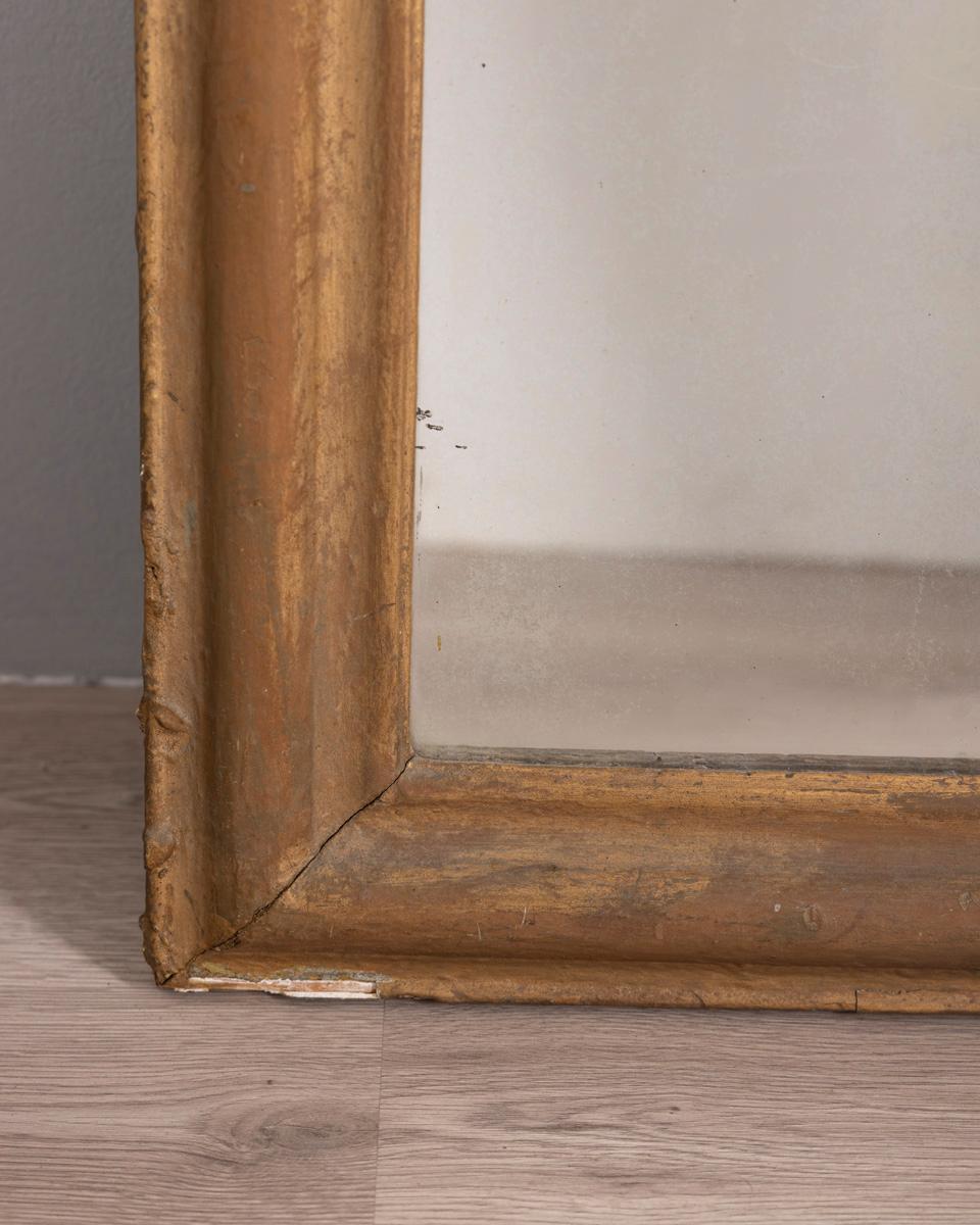Verre Specchio da parete in legno dorato e decorato inizio xx secolo in stile Barocco en vente
