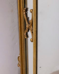 Specchio da parete inizio xx secolo in legno dorato in stile Barocco