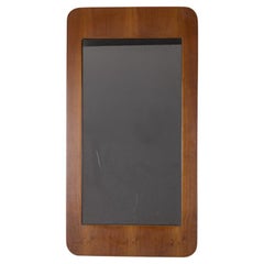 Miroir mural en bois vintage des années 60, design italien