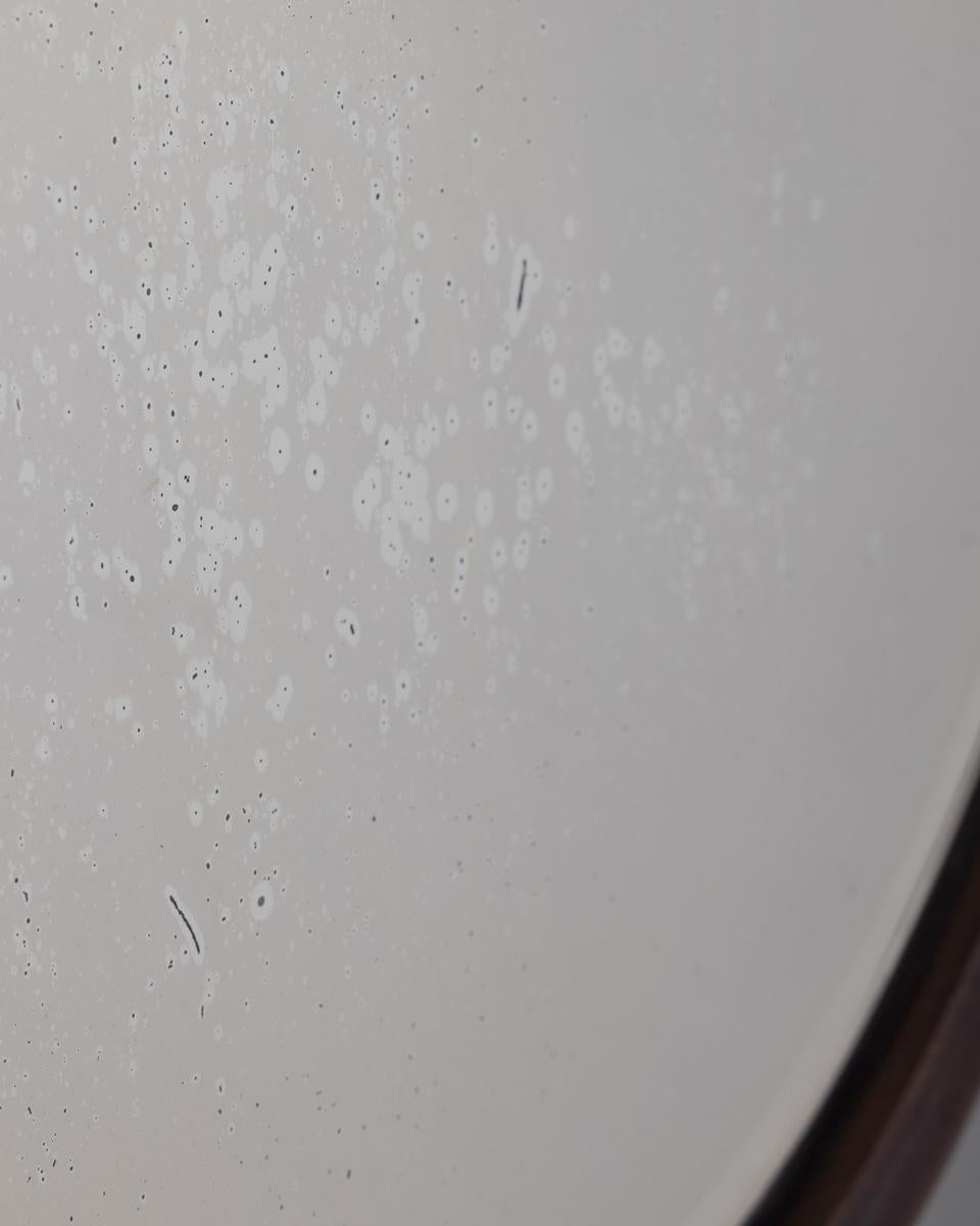 Espejo de pared vintage de diseño italiano de los años 60 en madera de nogal en Bueno estado para la venta en None, IT