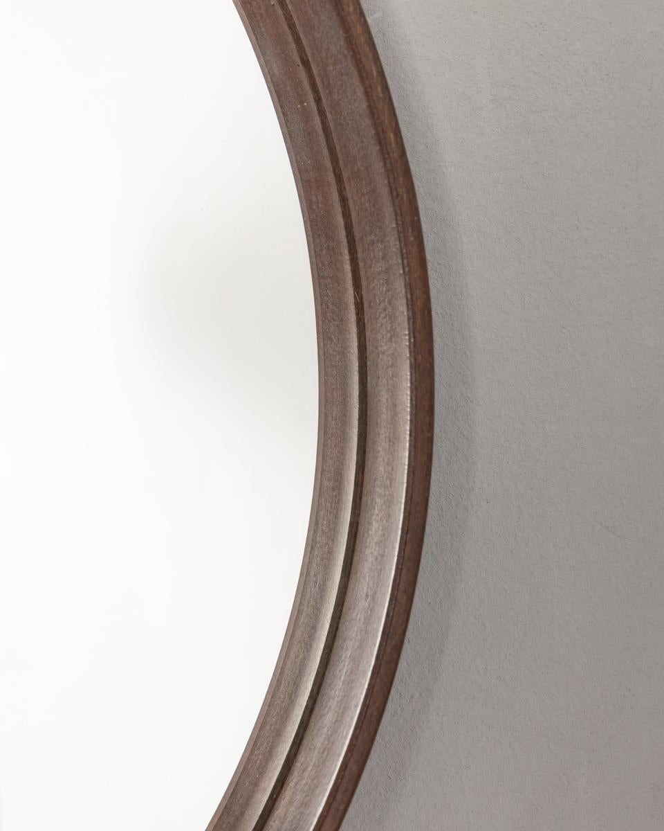 Mid-Century Modern Specchio da parete vintage anni 60 in legno di Teak design Italiano en vente