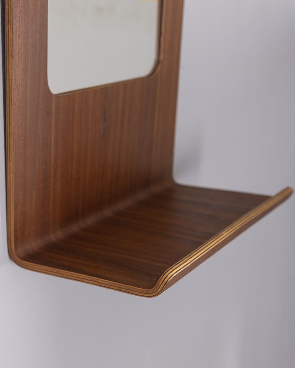 Vintage 1960s Teck Wall Mirror Field and Scratches design Bon état - En vente à None, IT