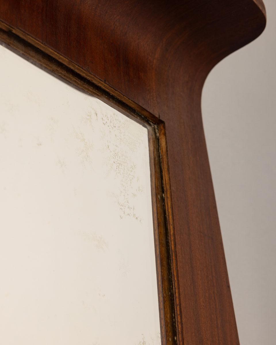 Vintage 1960s Teck Wall Mirror Field and Scratches design en vente 1