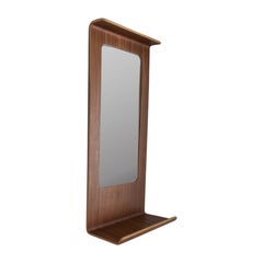 Vintage 1960s Teck Wall Mirror Field and Scratches design