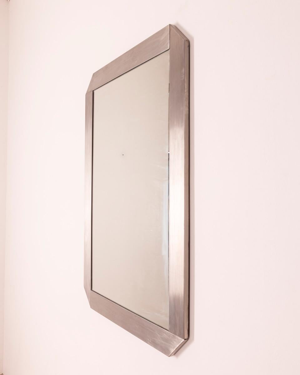 Specchio da parete vintage anni 70 design Sciolari per Valenti (Italian) im Angebot