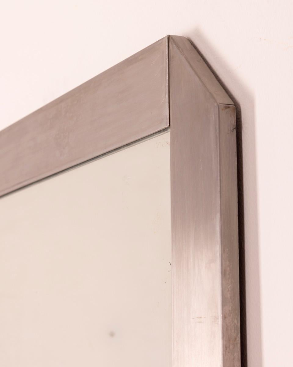 Specchio da parete vintage anni 70 design Sciolari per Valenti (Metall) im Angebot