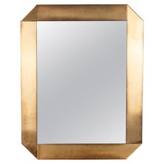 Vintage 1970s wall mirror designed by Sciolari for Valenti