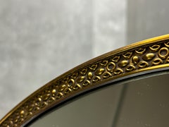 Specchio da tavolo mit Gesims in ottone, 1950er-Jahre