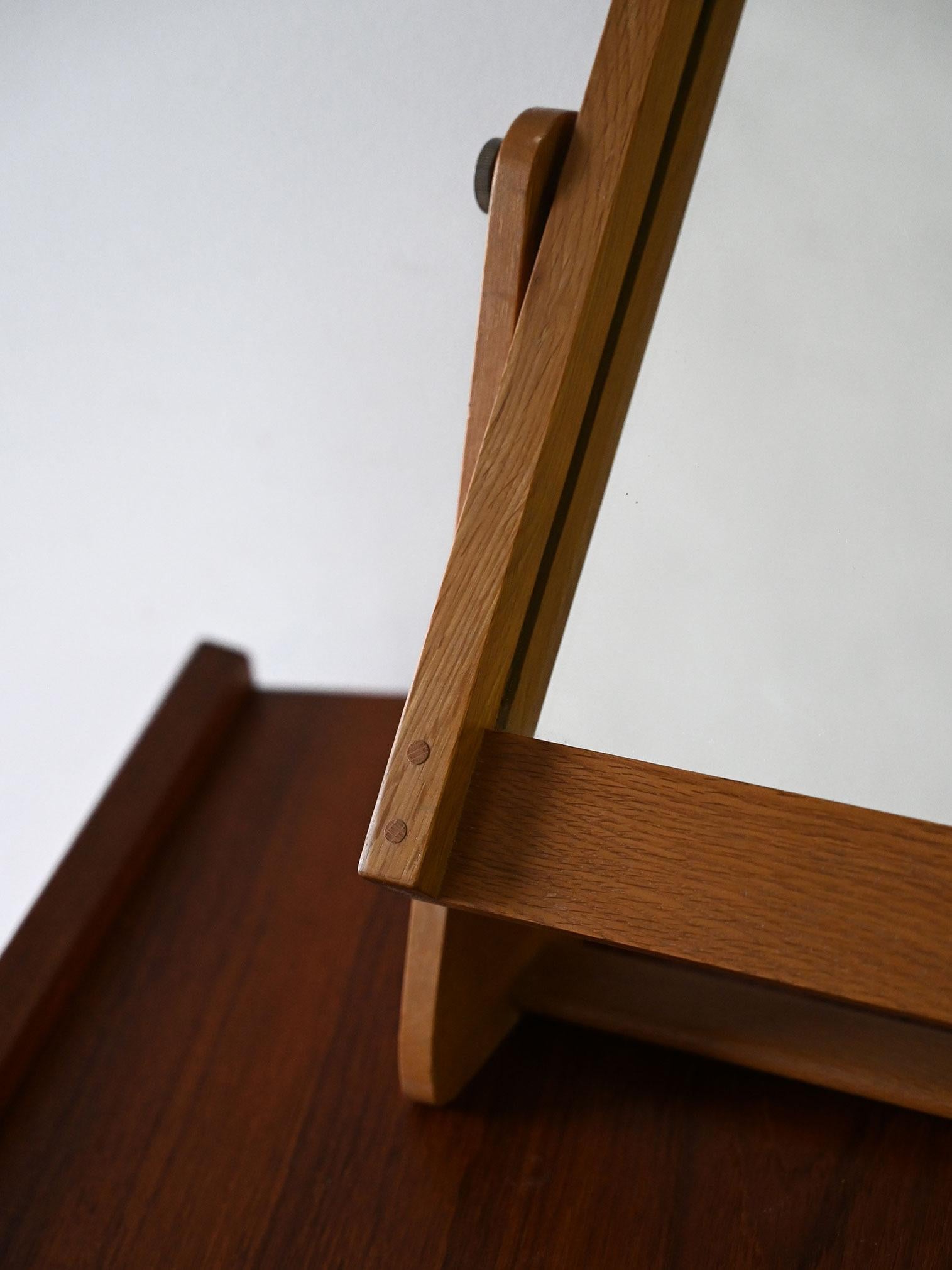Scandinavian Modern Fröseke 1960s adjustable table mirror For Sale