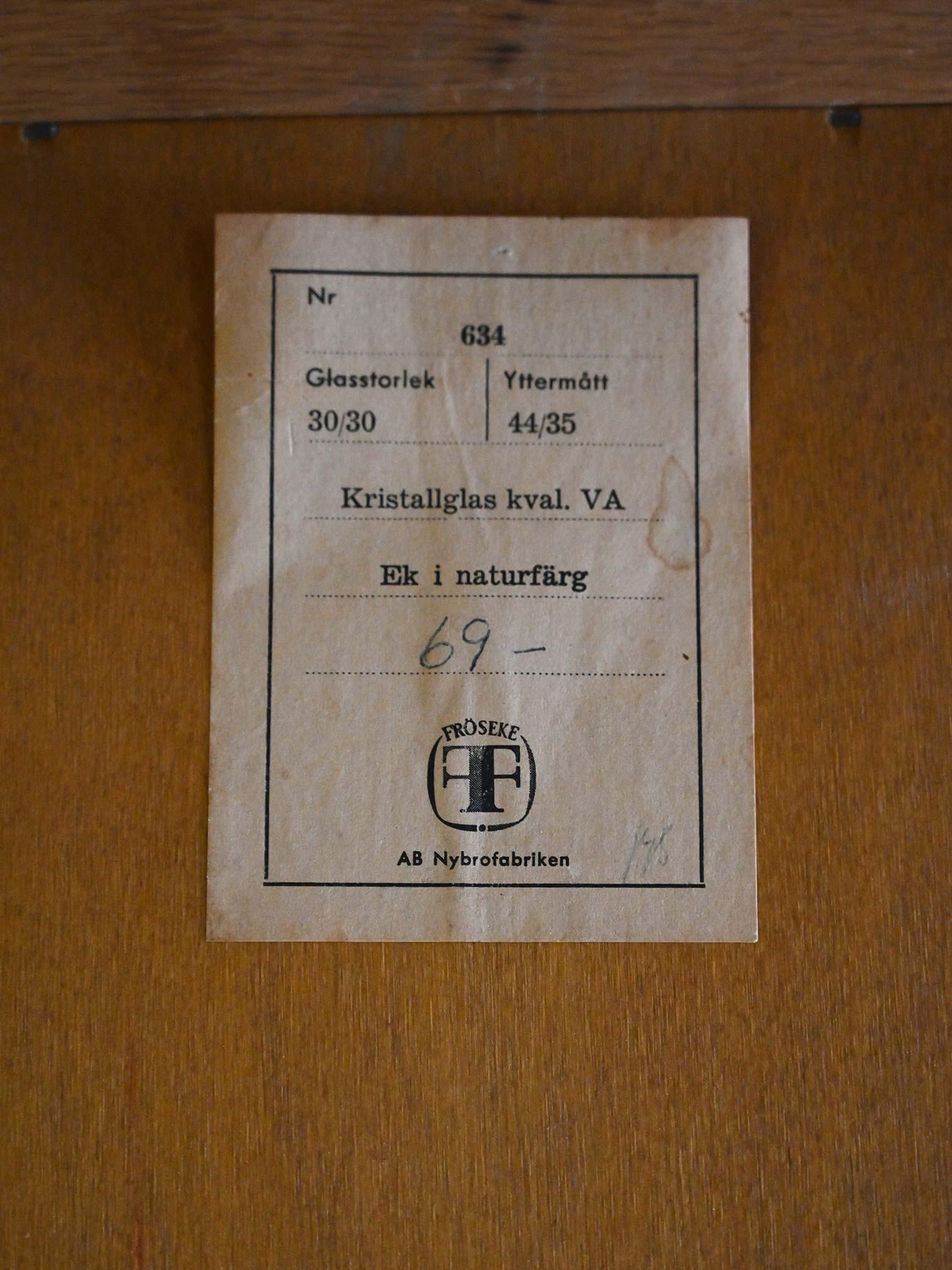 Mid-20th Century Fröseke 1960s adjustable table mirror For Sale