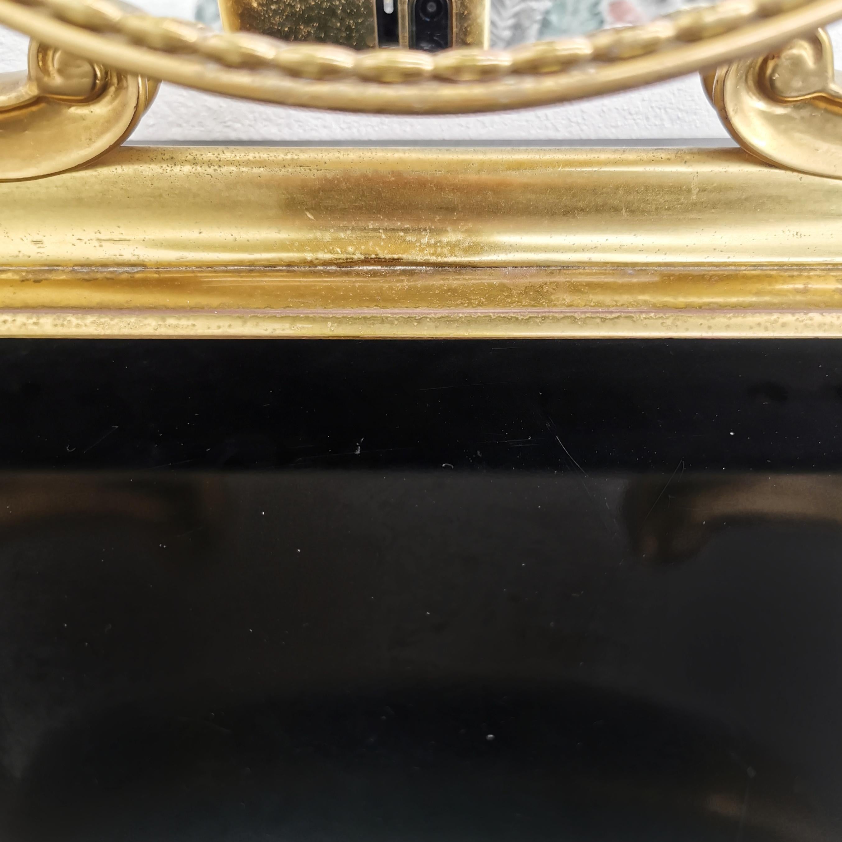 40s /50s Brass Table Mirror For Sale 5