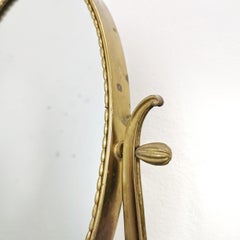 40s /50s Brass Table Mirror