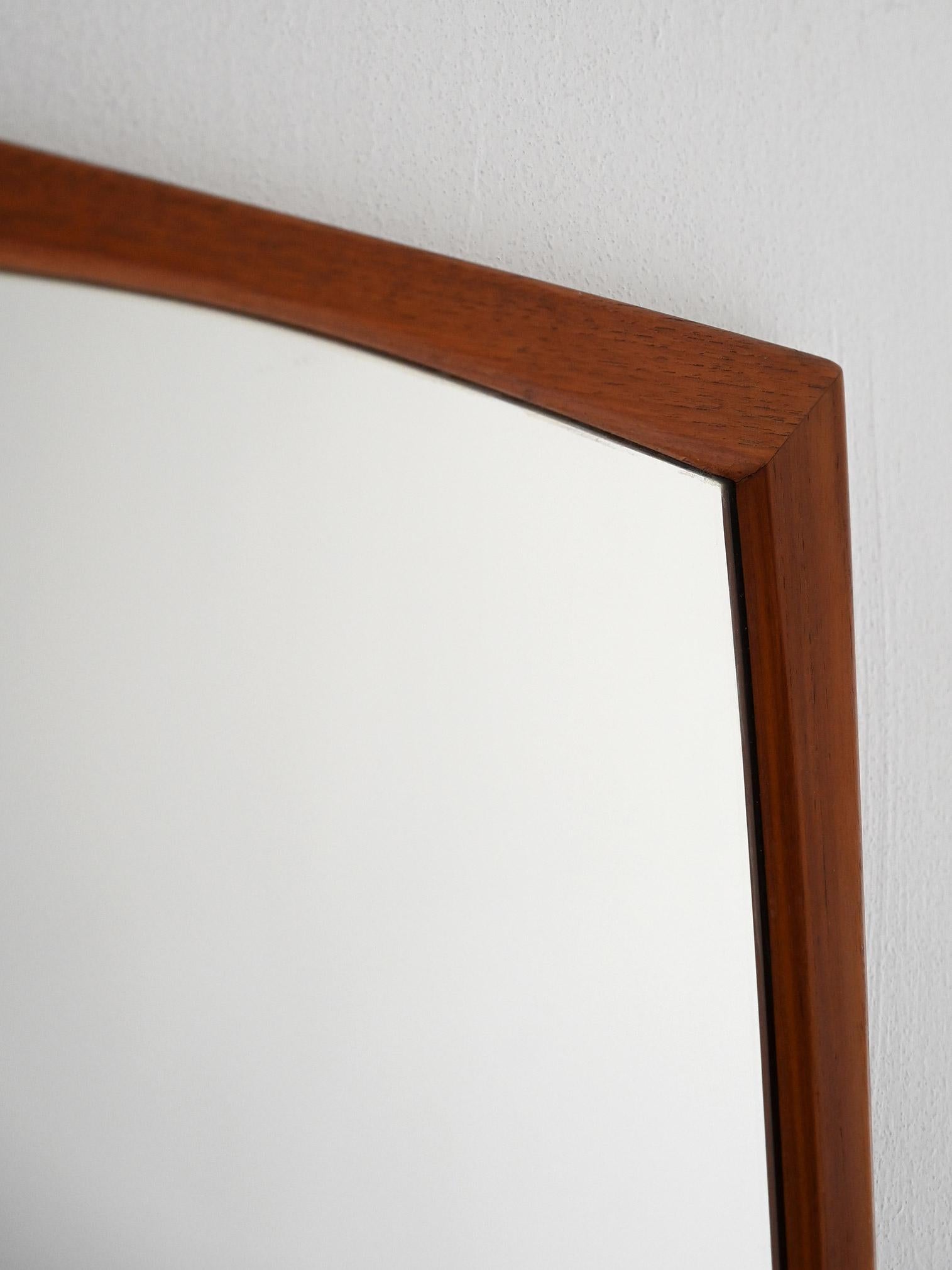 Scandinavian Modern Danish Aksel Kjersgaard teak mirror from the 1950s/60s For Sale