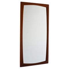 Miroir danois en teck Aksel Kjersgaard des années 1950/60